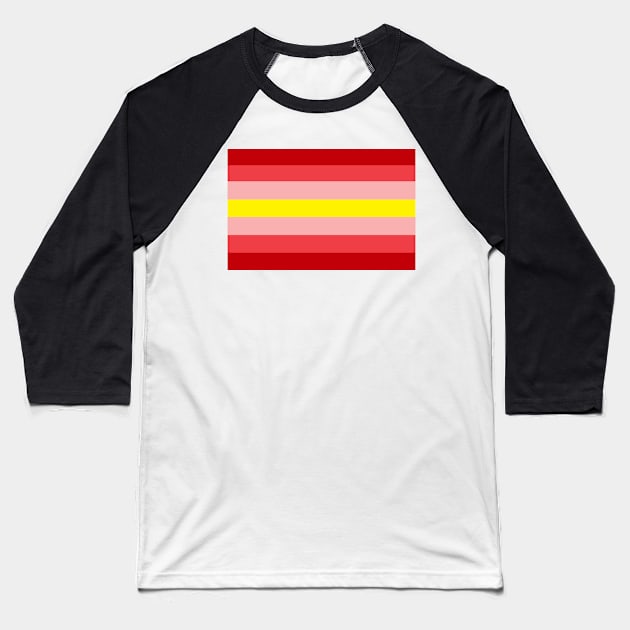 Comsexual Pride Flag Baseball T-Shirt by DisneyFanatic23